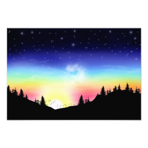 Impression Photo Coucher du soleil