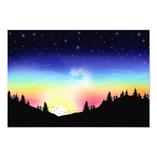 Impression Photo Coucher du soleil (Devant)