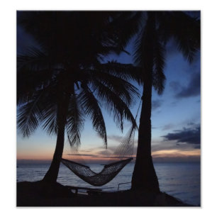 Impression Photo Coucher du soleil des Fidji
