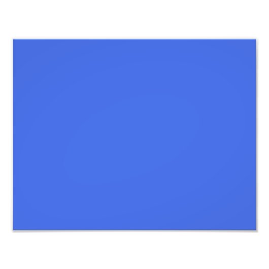 Impression Photo couleur bleu (Devant)