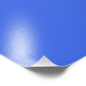 Impression Photo couleur bleu (Coin)