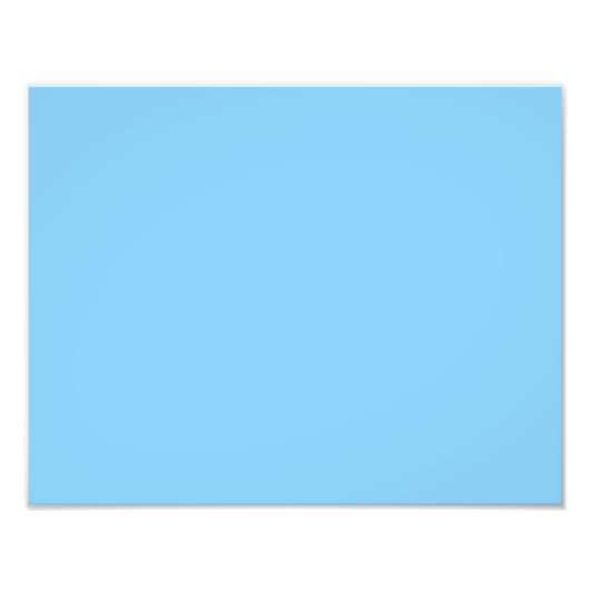 Impression Photo couleur bleu clair (Devant)