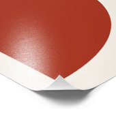 Impression Photo Couleur des demi-cycles MCM sur Carré crème (Coin)