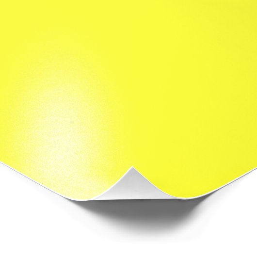 Impression Photo couleur jaune maximum (Coin)