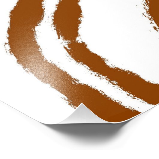 Impression Photo Couleurs Brown, Orange Boho Earth (Coin)