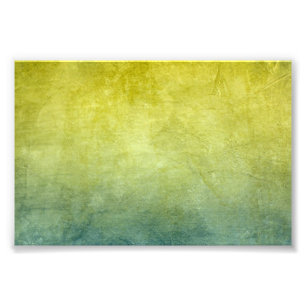 Impression Photo Couleurs de Grunge - Jaune & Bleu