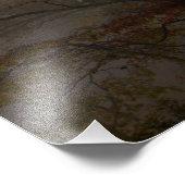 Impression Photo Couleurs Foggy Fall sur Skyline Drive, Virginie (Coin)