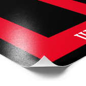 Impression Photo Couleurs personnalisées employé du mois affichage (Coin)