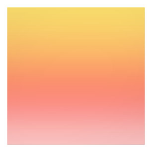 Impression Photo Couleurs simples - Jaune à Misty Pink ombre