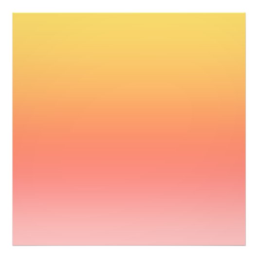 Impression Photo Couleurs simples - Jaune à Misty Pink ombre (Devant)