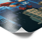 Impression Photo Coup de projecteur Superhero Skyblade (Coin)