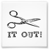 Impression Photo Couper Les Ciseaux (Devant)