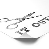 Impression Photo Couper Les Ciseaux (Coin)