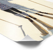 Impression Photo Couple de ski romantique (Coin)