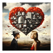 Impression Photo Couple en amour Surréalisme (Devant)