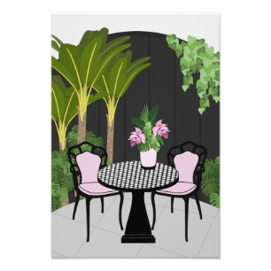 Impression Photo Cour du jardin de Medinilla