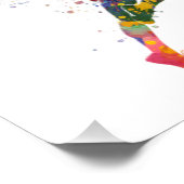 Impression Photo Coureur féminine en aquarelle (Coin)