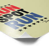Impression Photo Courir Spot Courir Trump 2024 (Coin)