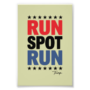 Impression Photo Courir Spot Courir Trump 2024