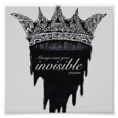 Impression Photo Couronne de dérive avec texte - v2 (Devant)