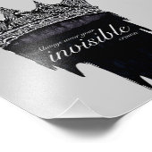 Impression Photo Couronne de dérive avec texte - v2 (Coin)