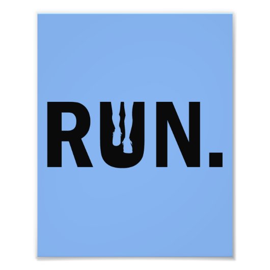 Impression Photo Course de silhouette pour le marathon de coureur (Devant)