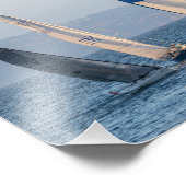 Impression Photo Course de yacht - Marina Del Rey, CA (Coin)