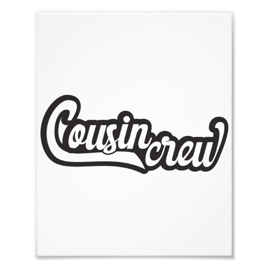 Impression Photo Cousin Crew (Devant)