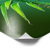 Impression Photo Coussin d'arbre palmier botanique vert (Coin)