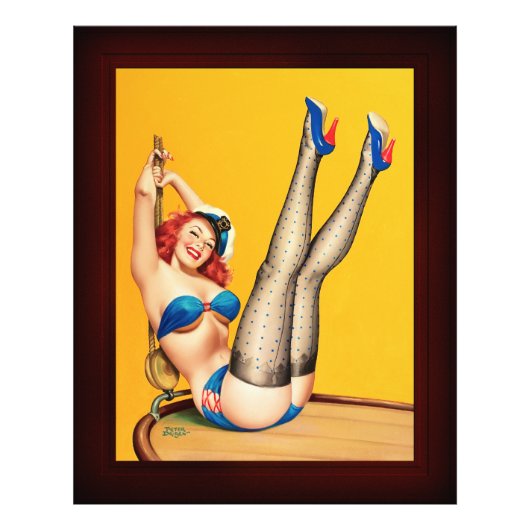 Impression Photo Couverture de Flirt Pulp par Peter Driben (Devant)