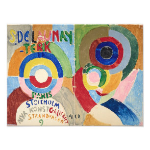 Impression Photo Couverture de l'autoportrait Sonia Delaunay-Terk
