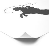 Impression Photo cowboy lancer lasso équitation élevant cheval (Coin)