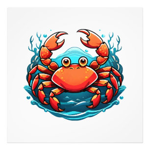 Impression Photo crabe-drole