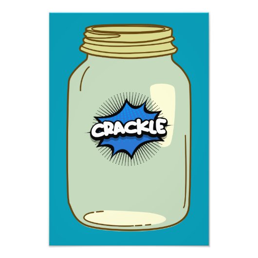 Impression Photo Crackin a Jar - Comic Pop Art Design (Devant)