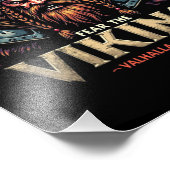 Impression Photo Crains Le Guerrier Nordique Viking Valhalla Attend (Coin)