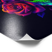 Impression Photo Crâne et Roses (Coin)