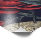 Impression Photo Crânes et roses (Coin)