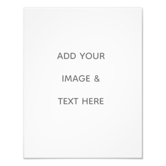 Impression Photo Create Your Own white  (Devant)