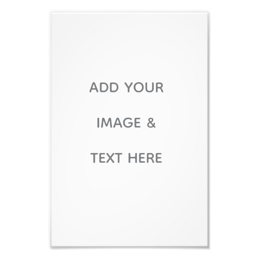 Impression Photo Create Your Own white  (Devant)