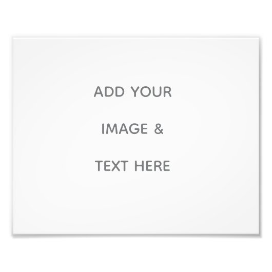 Impression Photo Create Your Own white  (Devant)