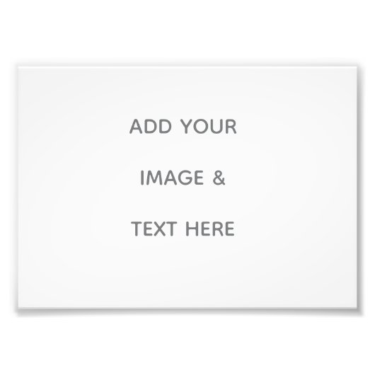 Impression Photo Create Your Own white  (Devant)