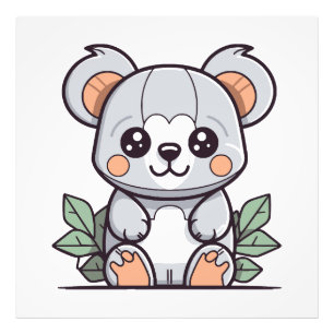 Impression Photo Création de Koala Vector Magique Kawaii