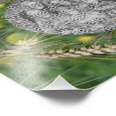 Impression Photo Créez votre propre cadre séché en herbe d'été 8x10 (Coin)