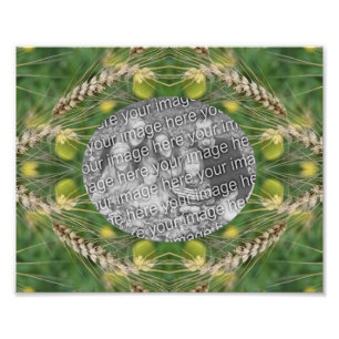 Impression Photo Créez votre propre cadre séché en herbe d'été 8x10