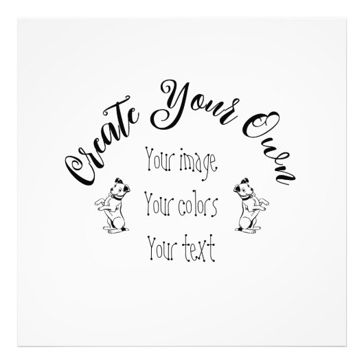 Impression Photo Créez votre propre personnalisation (Devant)