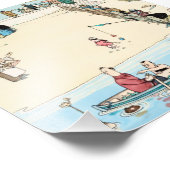Impression Photo « Crime en bord de mer » de W Heath Robinson (Coin)