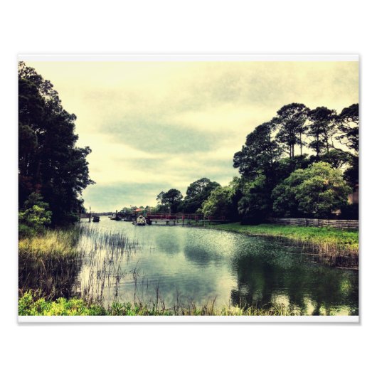 Impression Photo Crique sur Tybee (Devant)