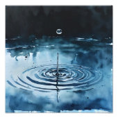 Impression Photo Cristal Drop : Une Aquarelle (Devant)