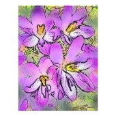 IMPRESSION PHOTO CROCUSES (Devant)