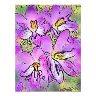 IMPRESSION PHOTO CROCUSES